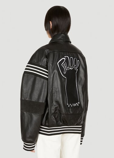 Honey Fucking Dijon x Keith Haring Bomber Jacket Black hdj0348005