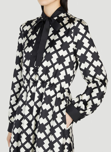 Rhombus Tile Dress Gucci Rhombus Tile Dress Black guc0251222