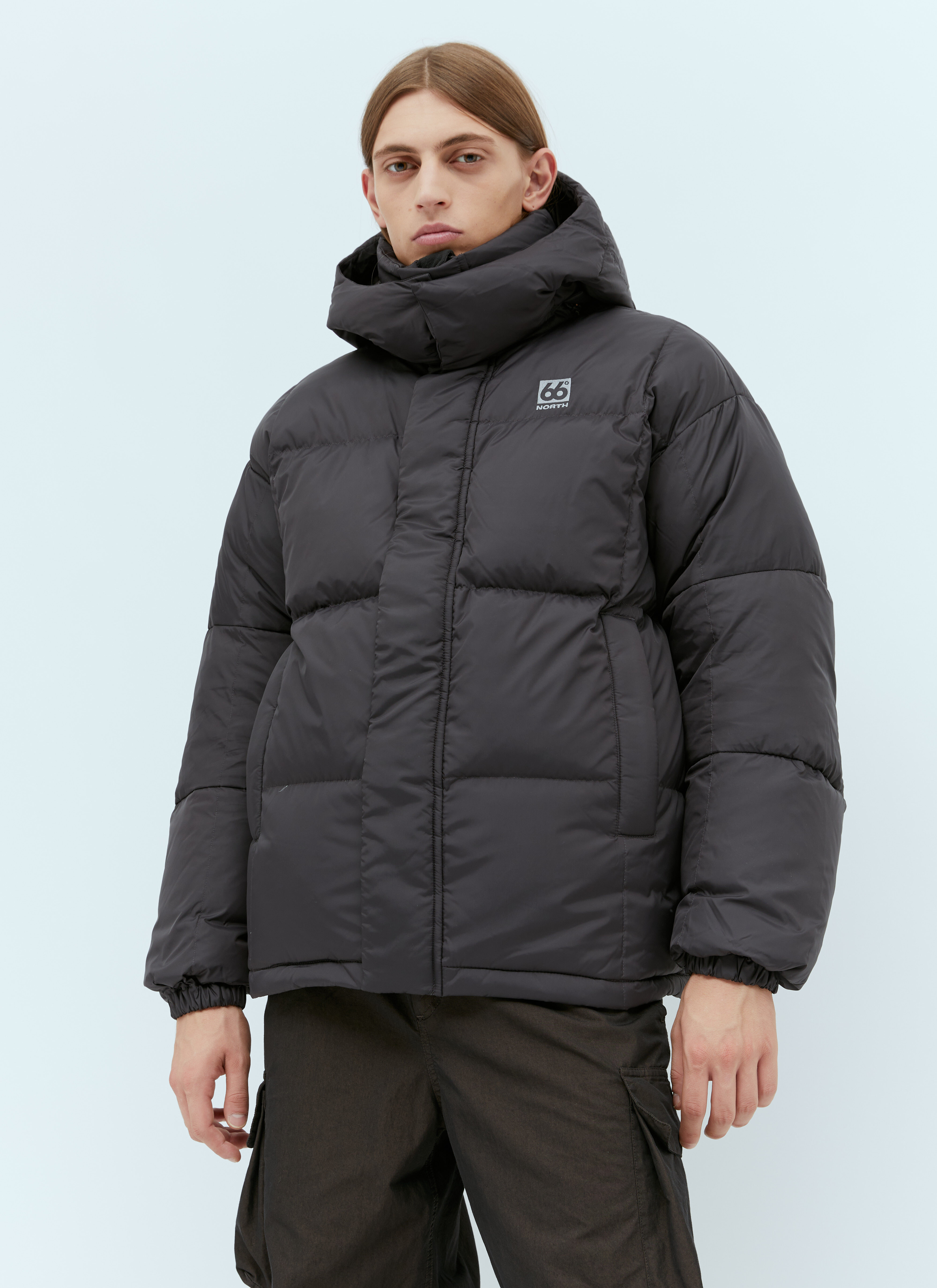 66 North Men s Padded Dyngja Down Jacket in Black LN CC