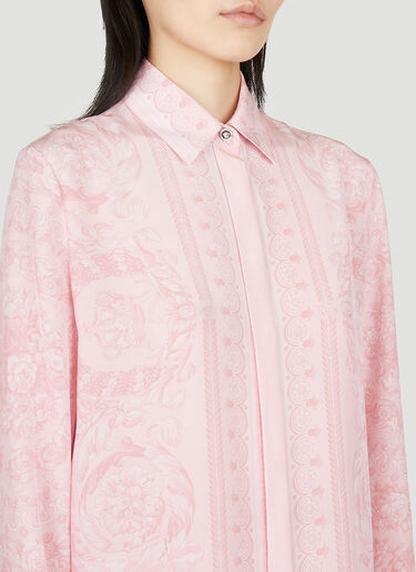 Versace Barocco Silk Shirt Pink ver0255013