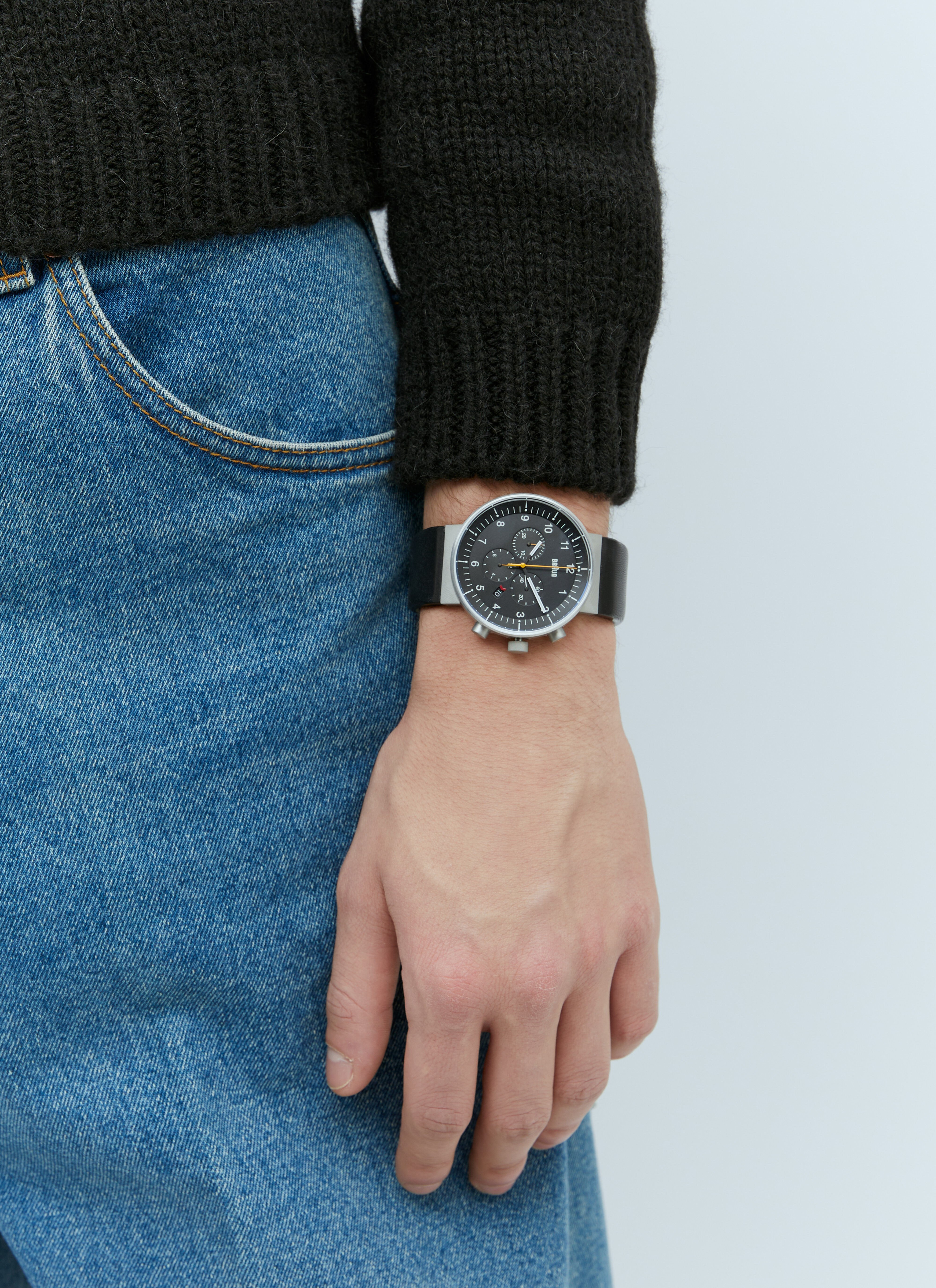 Braun Men s BN0095 Prestige Chronograph Watch in Black LN CC