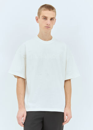 Jil Sander Logo Print T-Shirt Pink jil0159002