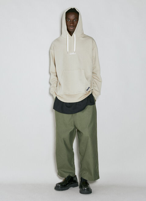 Comme des Garçons Homme x New Balance Logo Embroidery Hooded Sweatshirt White cgn0154002