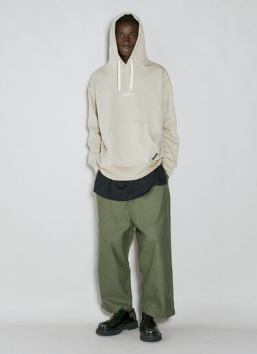 徽标刺绣连帽运动衫 Comme des Garçons Homme 徽标刺绣连帽运动衫 米色 cdh0154007