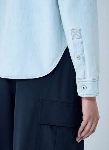 Bottega Veneta Extra Bleach Denim Shirt Blue bov0259005