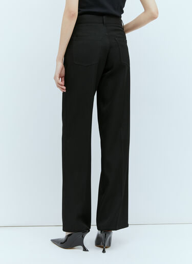 Jil Sander 울 팬츠 블랙 jil0255023