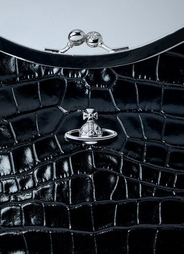 Vivienne Westwood Charm Frame Shoulder Bag Black vvw0263026