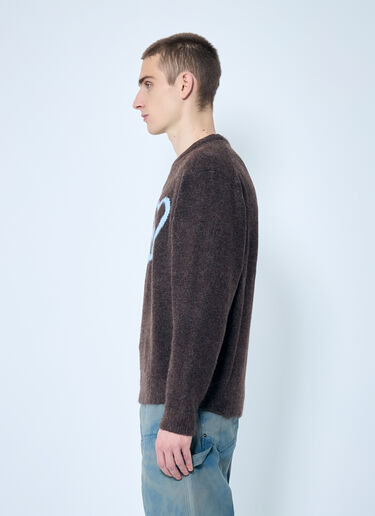thisisneverthat® Heart Logo Knit Sweater Brown tsn0158004