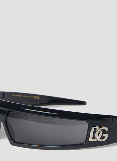 Dolce & Gabbana 내로우 선글라스 블랙 ldg0351004