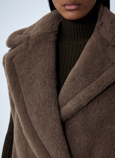 Camel-Hair Gilet Max Mara Camel-Hair Gilet Brown max0262053