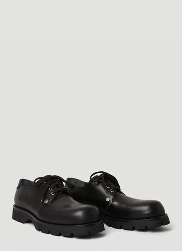 Jil Sander Stud Derby Shoes in Black | LN-CC