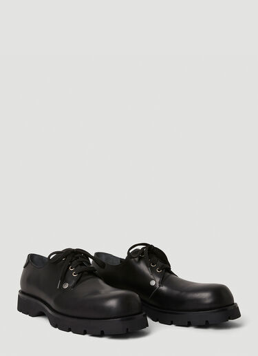 Jil Sander Stud Derby Shoes Black jil0146044