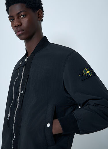 Stone Island Nylon Metal Bomber Jacket Black sto0162029