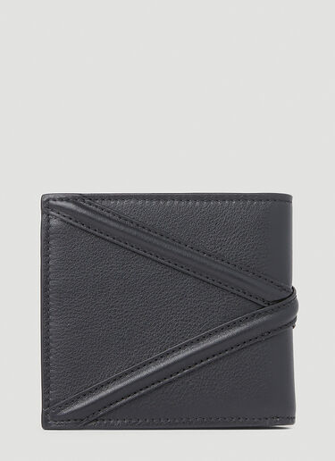 Alexander McQueen Bifold Logo Wallet Black amq0151103