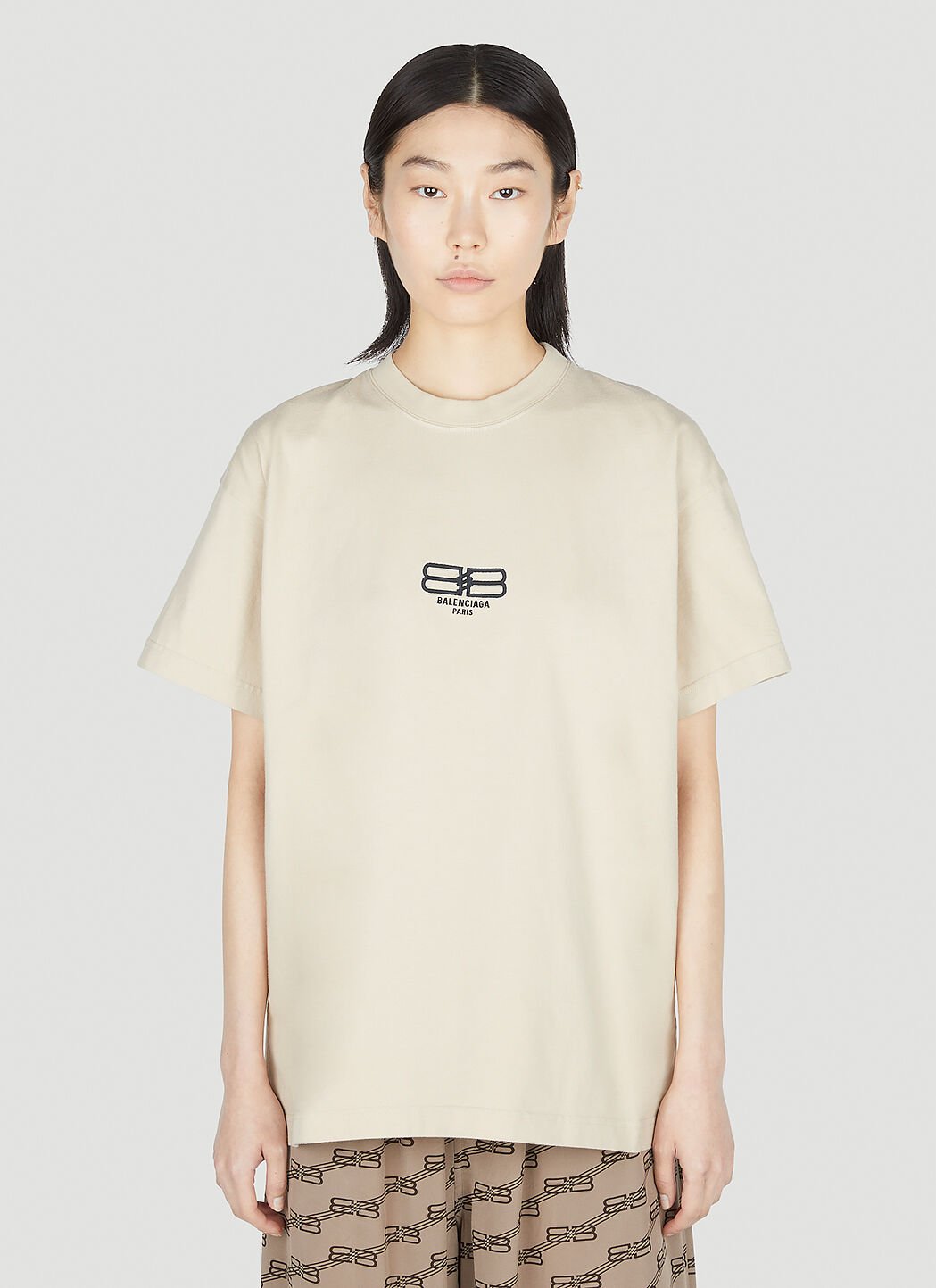 Balenciaga t new arrivals shirt beige