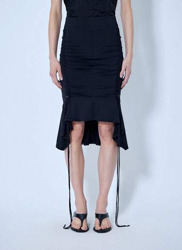 LN-CC® - KNWLS: Cu Midi Skirt - Black KNWLS Cu Midi Skirt Black knw0266020