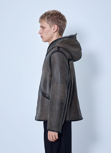 Our Legacy Full Zip Jacket Brown our0165034