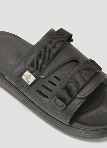 Suicoke Rubber Slides Black sui0344005