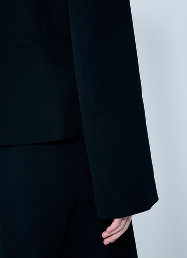 Light Twill Suiting Blazer GANNI Light Twill Suiting Blazer Black gan0259032