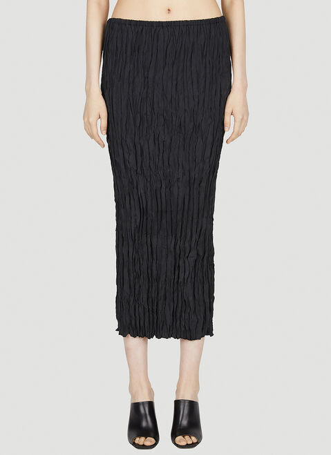 TOTEME Crinkled Skirt Blue tot0254013
