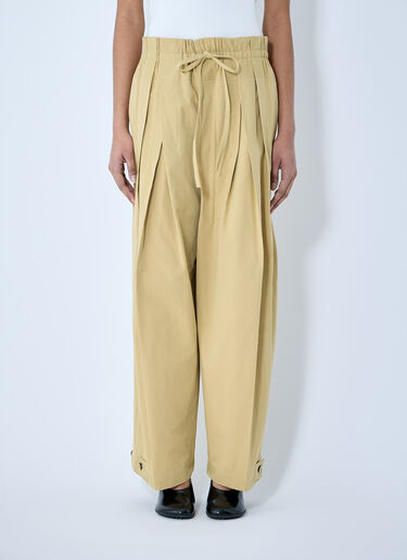 Jil Sander コットンツイルパンツ  ベージュ jil0259007