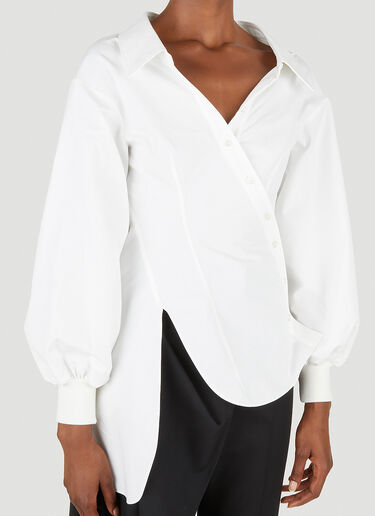 Twisted Shirt Alexander McQueen Twisted Shirt White amq0250062