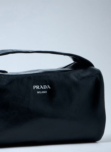 Prada Leather Shoulder Bag Black pra0164006
