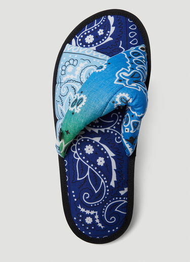 Arizona Love Bandana Print Vegas Slides Blue arz0249009