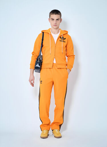 adidas by Wales Bonner Track Hooded Zip-Up Sweatshirt Orange awb0359015