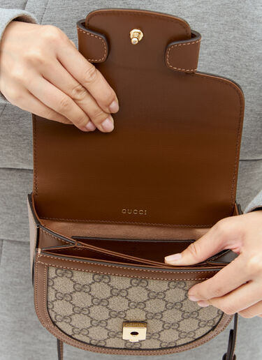 Gucci Horsebit 1955 迷你手提包 棕色 guc0257137