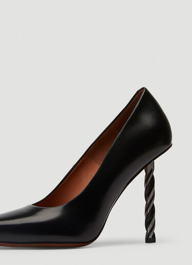 Vetements Drill-Bit Heeled Pumps Black vet0243025
