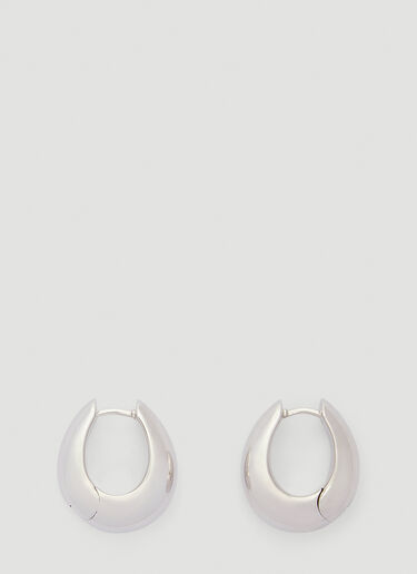 Tom Wood Ice Hoop Medium Earrings Silver tmw0240001