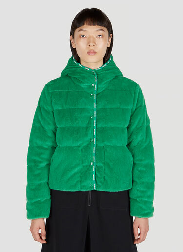 Moncler Malp ファジージャケット グリーン mon0251001