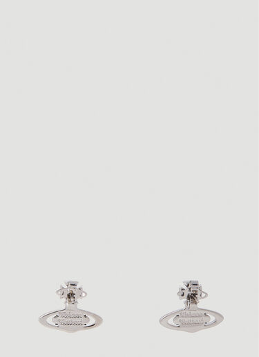 Vivienne Westwood Sorada Bas Relief Stud Earrings Grey vvw0249070
