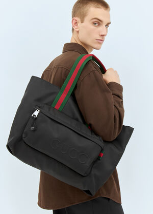 Balenciaga Nylon Tote Bag Black bal0159033