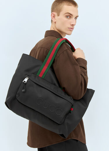 Gucci Nylon Tote Bag Black guc0158028