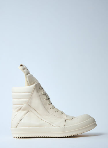 Rick Owens Mega Bumper Geobasket Sneakers White ric0159046