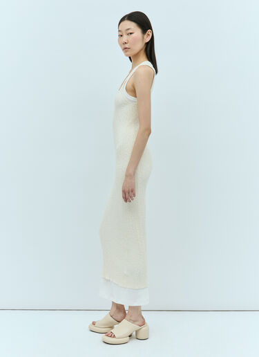 Jil Sander+ Knit Midi Dress Beige jsp0255008