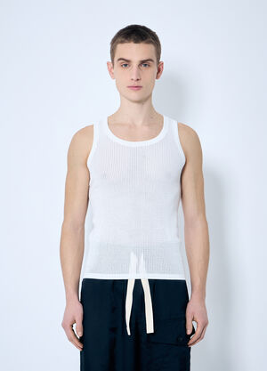 Jean Paul Gaultier Merit Knit Tank Top Black jpg0160003