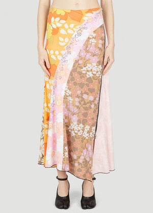 Rave Review Alma Patchwork Skirt Multicolour rav0252007