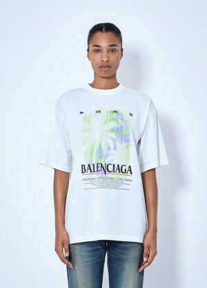 LN-CC® - Balenciaga: The Window T-Shirt - White Balenciaga The Window T-Shirt White bal0265012