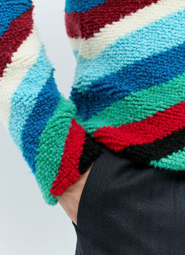 Bottega Veneta Loopy Knit Striped Sweater Multicolour bov0157007