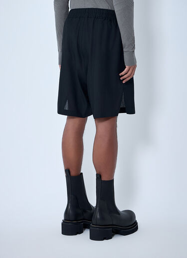 Rick Owens Drawstring Relaxed Fit Shorts Black ric0163017