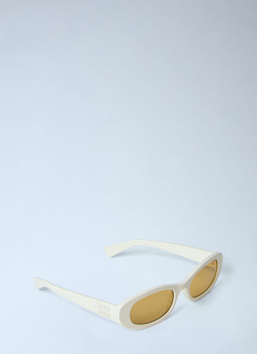 LN-CC® - Miu Miu: C02S Sunglasses - Cream Miu Miu C02S Sunglasses Cream lmu0266006