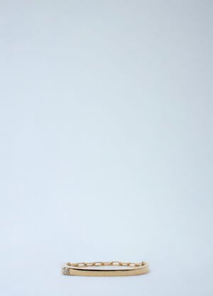 TOTEME Diamond Chain Ring Gold tot0261078