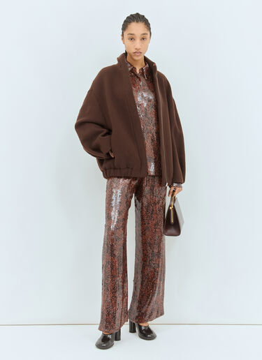 Dries Van Noten Sequin Pants Red dvn0258018