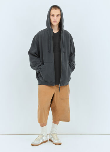 Maison Margiela Hooded Sweatshirt Black mla0158004
