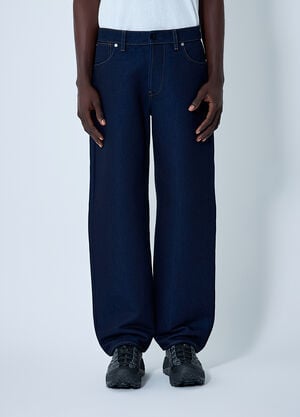 Stone Island Logo Patch Denim Jeans Denim sto0162088