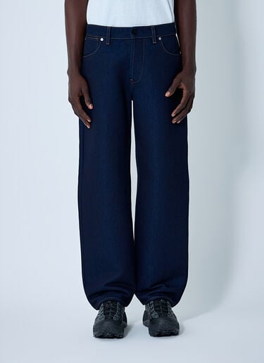 Logo Patch Denim Jeans Stone Island Logo Patch Denim Jeans Denim sto0162088