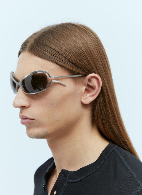 Saint Laurent Numa Steel Sunglasses Black yss0253001